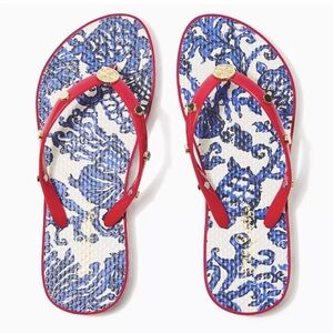 Lilly Pulitzer sandals flip-flop sandals
